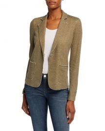 Majestic Filatures One-Button Double Face Blazer at Neiman Marcus