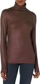 Majestic Filatures Women39s Soft Touch Metallic LS Turtleneck at Womens Clothing store at Amazon