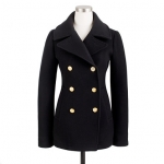 Majesty peacoat from J Crew in black at J. Crew