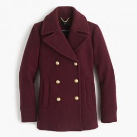 Majesty peacoat in Hthr Fire Red at J. Crew