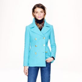 Majesty peacoat in hthr mineral at J. Crew