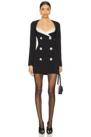 Majorelle Alexandra Mini Dress In Black White at Revolve