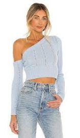 Majorelle Landau Sweater in Baby Blue at Revolve