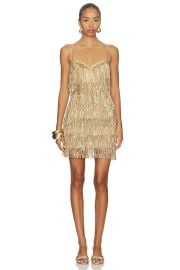 Majorelle Samara Mini Dress In Gold at Revolve