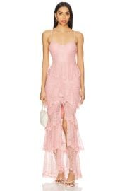 Majorelle Zelda Fitz Gown In Mauve Pink at Revolve