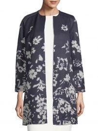 Makeda Floral-Print Jacket by Lafayette 148 New York at Saks Off 5th