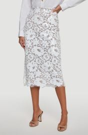 Makena Sequin Lace Midi Skirt at Nordstrom