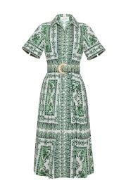 Malena Midi Shirtdress in Cotton Cara Cara New York at Cara Cara