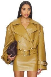 Malene Leather Jacket at Revolve