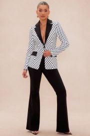 Malia Blazer Suit Set - BlackWhite Fashion Nova at Fashion Nova