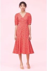 Malia Floral Poplin Dress at Orhard Mile