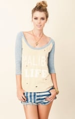 Malibu Life tee by Rebel Yell at Planet Blue