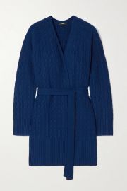 Malinka Cashmere Cable-Knit Cardigan by Theory at Net A Porter