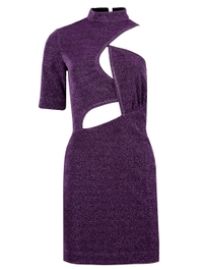 Malissa Cut-out Mini Dress Grape The Webster at The Webster