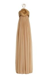 Mallorie Chiffon Halter Maxi Dress By Alexis at Moda Operandi