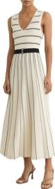 Mallory Sleeveless Stripe Knit Midi Dress at Nordstrom