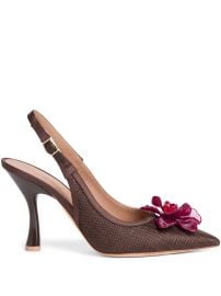 Malone Souliers 90mm Chrissy Pumps Brown at Farfetch