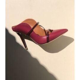 Malone Souliers Maureen Mules - burgundy at Garmentory