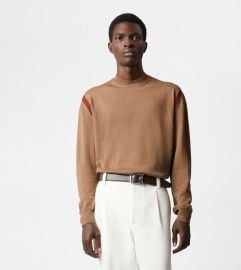 Man MULTICOLOUR Round Neck Jumper in Wool X8MC1478180OODXZ1723 Tods at Tods