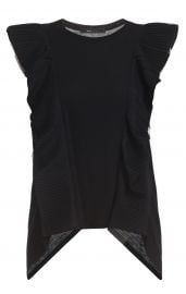 Mandana Sleeveless Ruffle Top at Bcbg