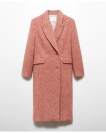 Mango Double Breasted Wool Coat at Macys