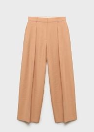 Mango Oversized Lyocell Jacket with Pockets and Pants at Mango