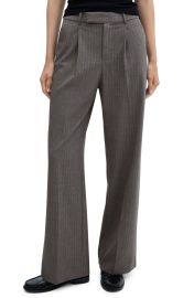 Mango Pinstripe Crop Jacket and Pants at Nordstrom