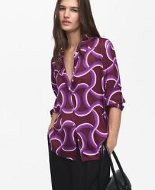 Mango Women39s Abstract Print Shirt - Macy39s at Macys