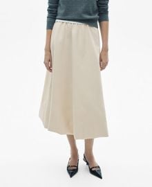 Mango Womens Flared Midi-Skirt - Macys at Macys