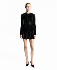 Mango Womens Rhinestone Detail Knitted Dress - Macys at Macys