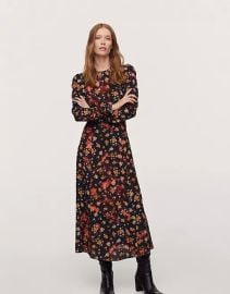 Mango midi dress in 70\'s floral at ASOS