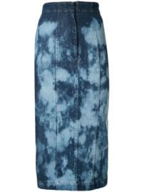 Manning Cartell tie-dye Denim Skirt - Farfetch at Farfetch