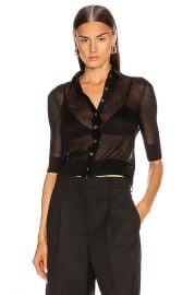 Mara Hoffman Veronica Top in Black   FWRD at Forward