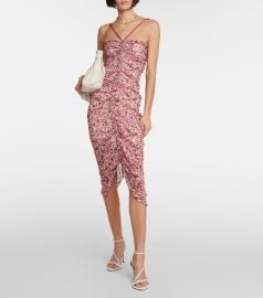 Marant Etoile - Falone printed georgette midi dress at Mytheresa