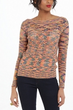 Marble knit sweater from Anthropologie at Anthropologie