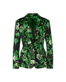 Marc Cain Green Floral Print Blazer BLU39S at Blu's