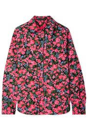 Marc Jacobs   Floral-print crepe de chine shirt at Net A Porter