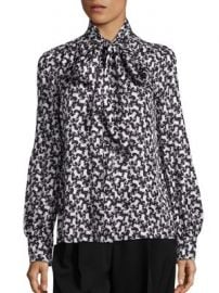 Marc Jacobs - Poodle Print Silk Blouse at Saks Fifth Avenue