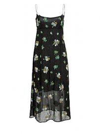 WornOnTV: Liza’s black floral embellished dress on Younger | Sutton ...