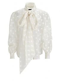 Marc Jacobs - Sheer Bow-Tie Blouse at Saks Fifth Avenue