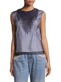 Marc Jacobs - Tulle Shell Sequin Blouse at Saks Fifth Avenue