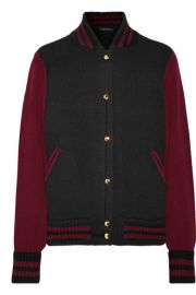 Marc Jacobs   Two-tone wool and cashmere-blend bomber jacket at Net A Porter