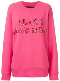 Marc Jacobs Bead Embroidered Logo Sweatshirt - Farfetch at Farfetch