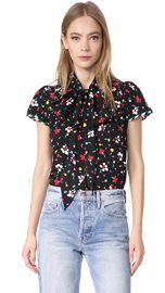 Marc Jacobs Button Flutter Sleeve Top at Shopbop