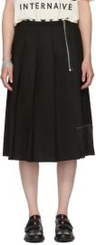 Marc Jacobs Pleated Wool Skirt at ssense