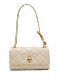 Marc Jacobs The Mini Quilted Dual Shoulder Bag Neutrals at Farfetch