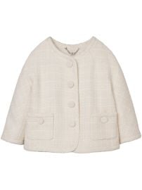Marc Jacobs The Tweed Backwards Jacket White at Farfetch