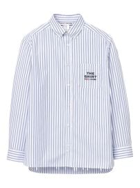 Marc Jacobs striped-cotton pocket-embroidered Shirt Blue at Farfetch