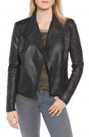 Marc New York by Andrew Marc Felix Stand Collar Leather Jacket   Nordstrom at Nordstrom