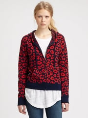 Marc by Marc Jacobs - Lita Cheetah Hoodie at Saks Fifth Avenue